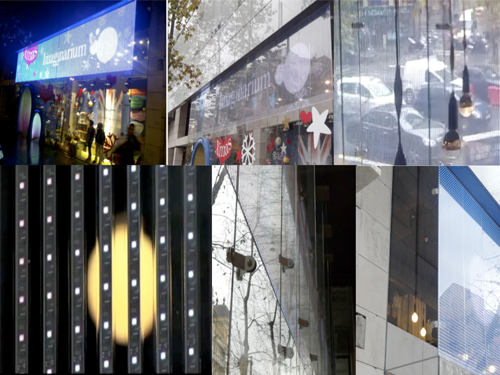Ejemplos de fachadas multimedia